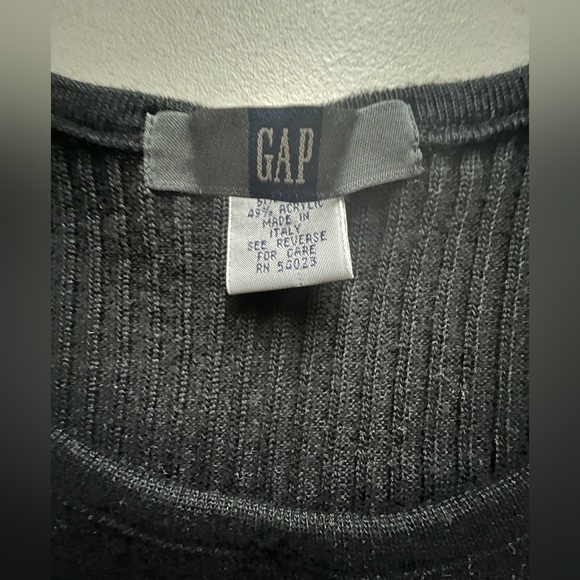 👗🧶GAP Black🖤 Sweater Knit Jumper NEW - Picture 5 of 5